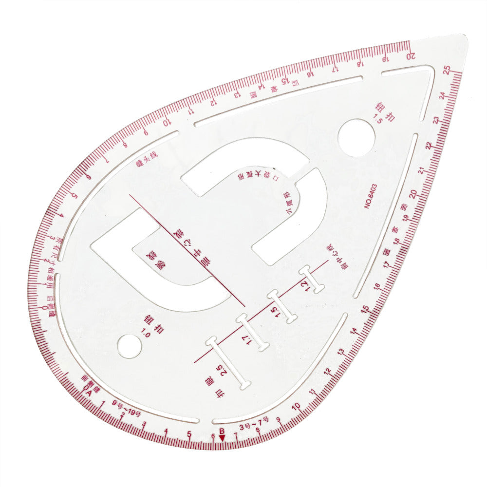 Plastic Vary Form Curve Ruler