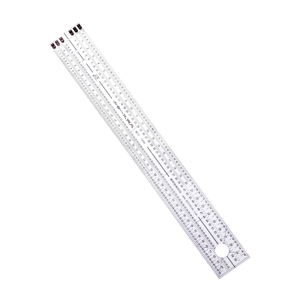 Transparent 6-in-1 Conversion Scale Ruler – Sewing Supply Depot