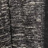 Boucle Wool Blend Coating in Black/White (60" Wide, By The Yard)