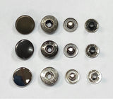 15mm S-Spring Snaps (100 pack of 4 piece sets)