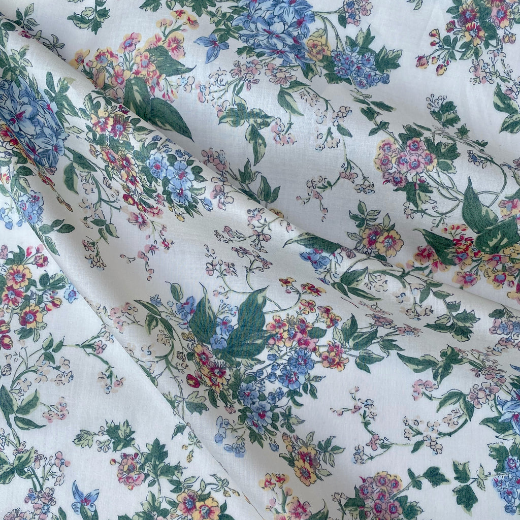 58" LIBERTY Cotton Multi-Coloured Floral (By the yard)