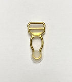 1/2" Metal Garter Clips - Gold