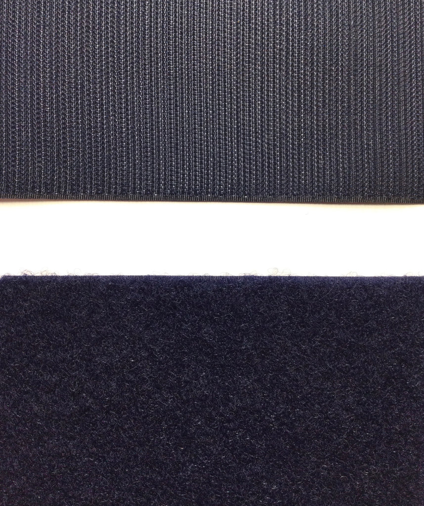 4" Sew-On Velcro Tape- NAVY - (By the Yard)