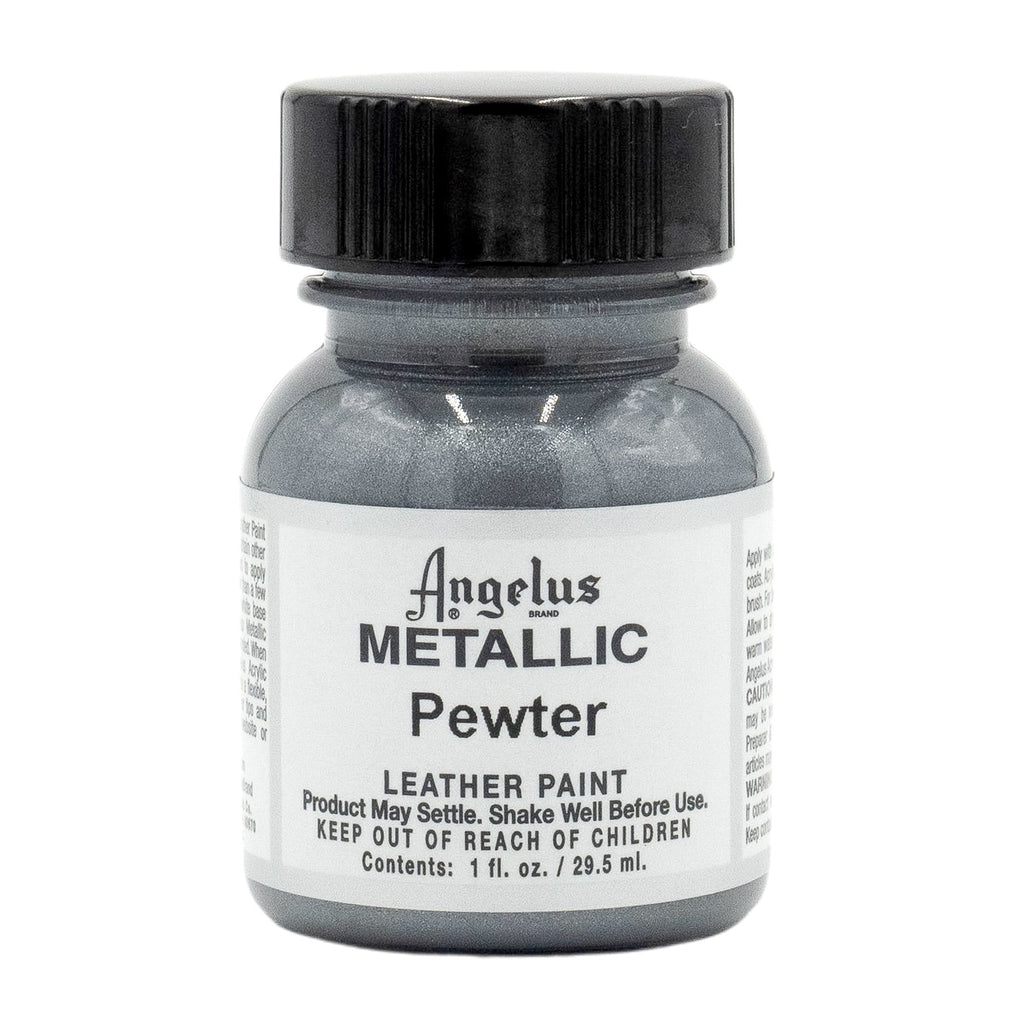 ANGELUS Leather Paint 1oz - Metallic Pewter