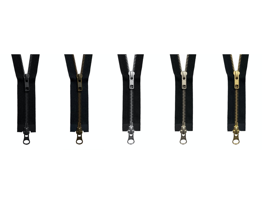 YKK #5 Brass Two-Way Jacket Zipper