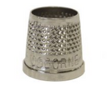 Brass Professional Thimble, Open-Top