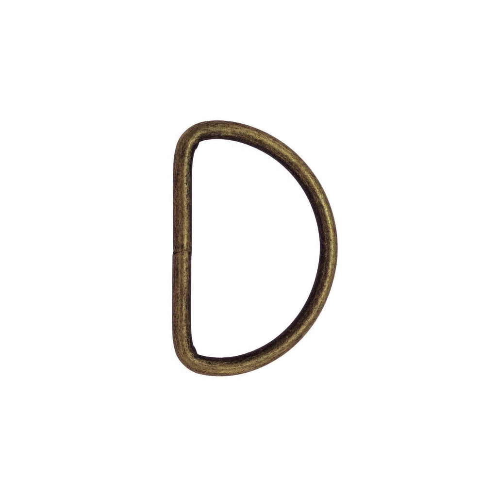 1.5" D-Ring - Antique Brass