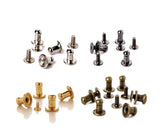 4mm Post / Button Stud Fasteners for Leather