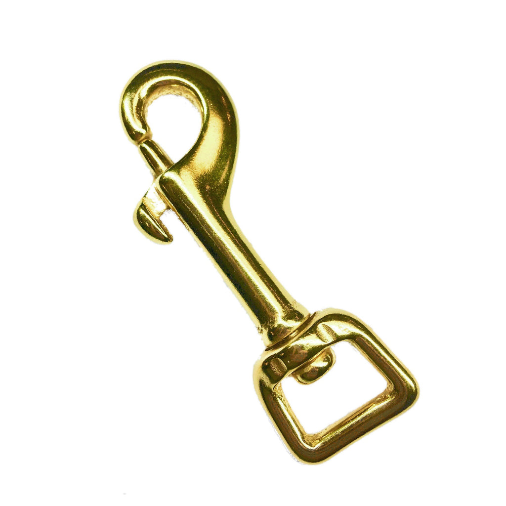 5/8" Solid Brass Bolt Trigger Swivel Hook