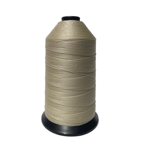 Bonded Nylon Thread for Sewing Leather,Upholstery,Jeans and Wig #69 T70 Size 210d3 1400 Yards (Dark Grey)