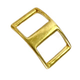 Solid brass conway buckle