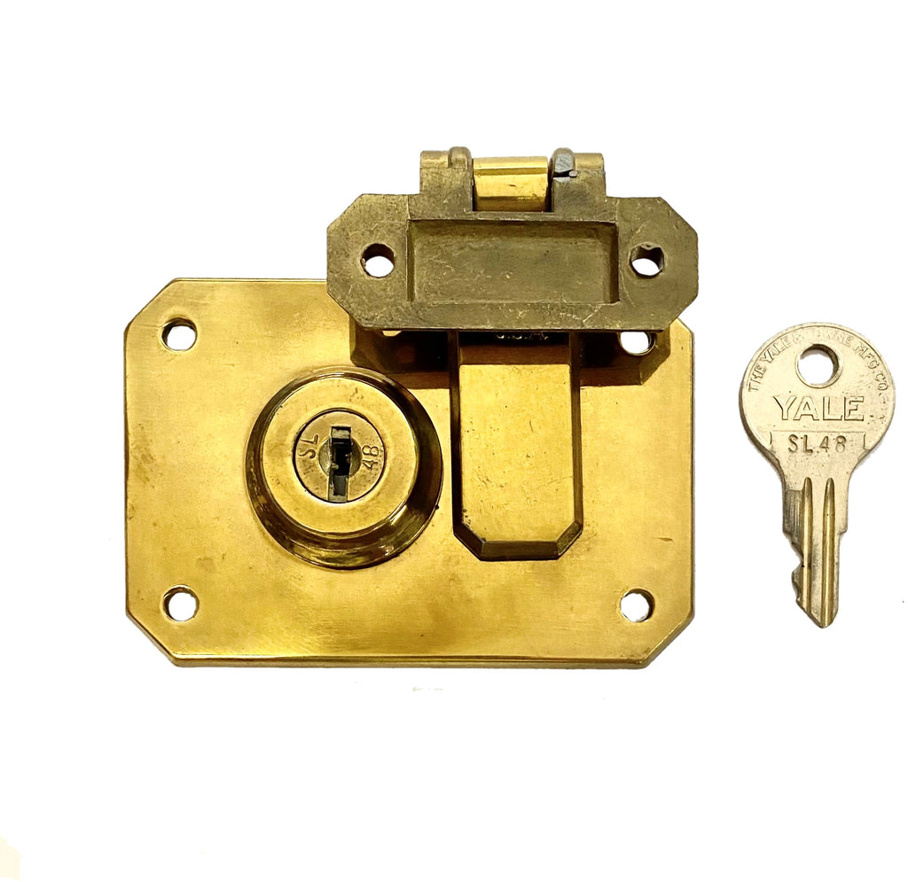 Solid Brass Yale Luggage Lock