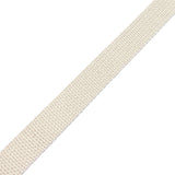 Cotton Webbing - Heavyweight - Natural and Black (By the Yard)
