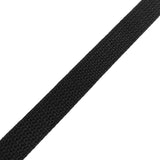 Cotton Webbing - Heavyweight - Natural and Black (By the Yard)
