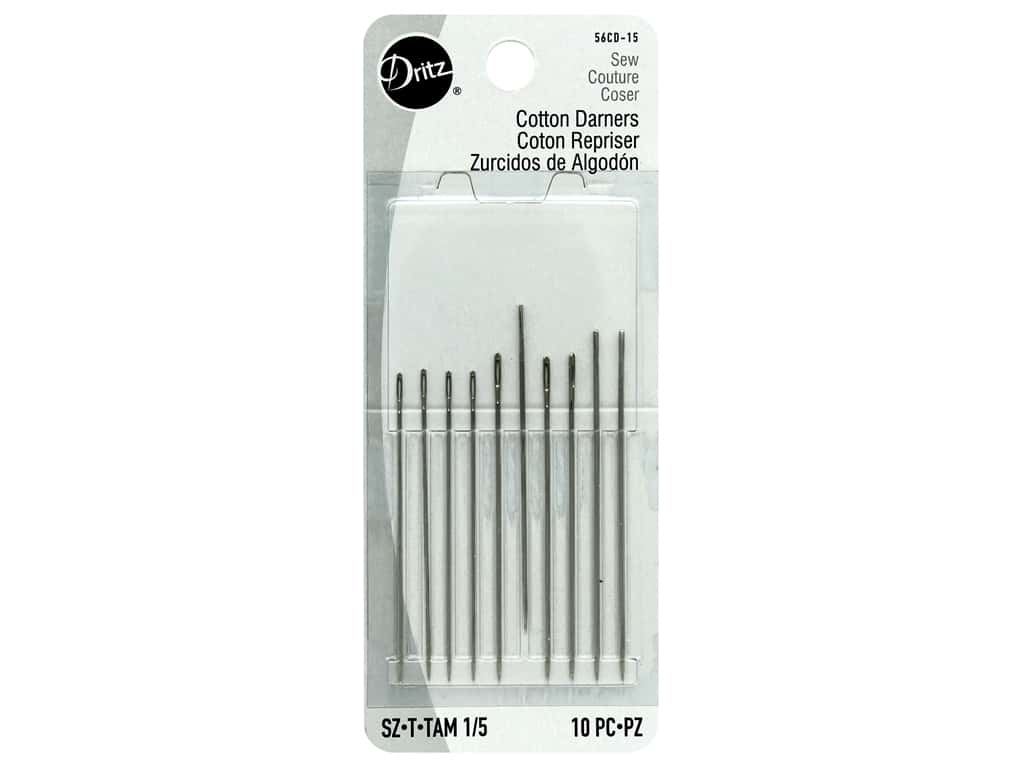 Dritz Cotton Darners Needles 10pcs -  Size 1/5