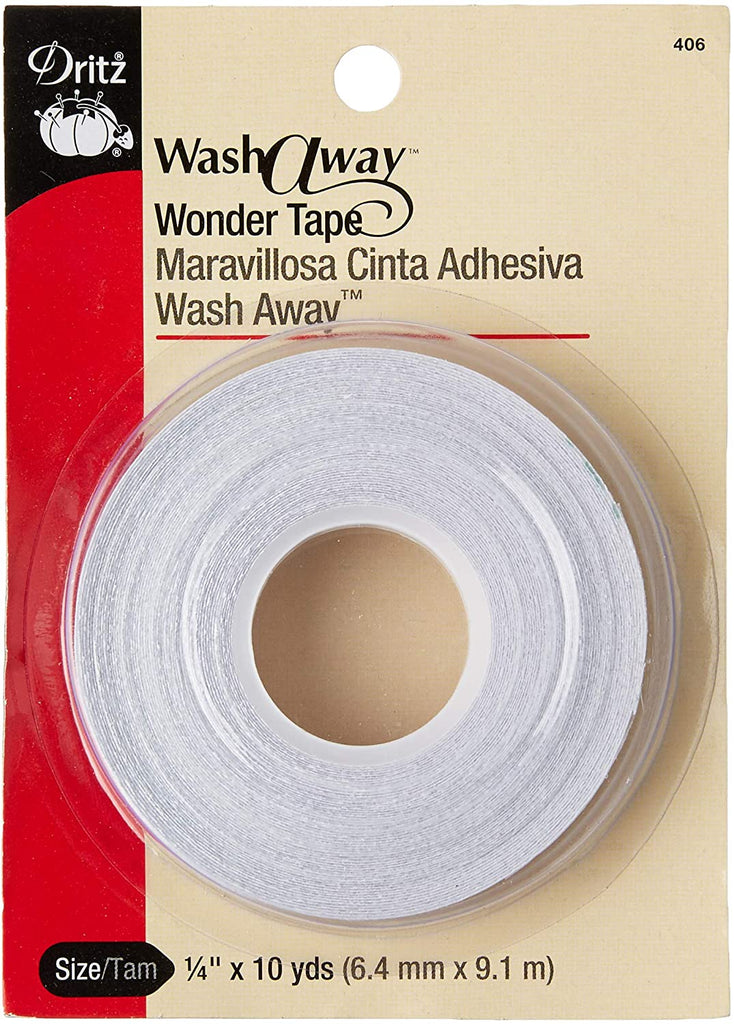 Dritz Wash Away Wonder Tape - 1/4" x 10 yards