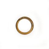 1" Flat Slim Profile O-Ring - Rose Gold