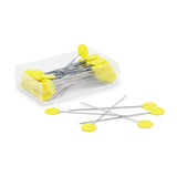 Quilting Flat Head Pins Yellow