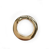 1" Gold Spring Opening Ring with Flat Profile