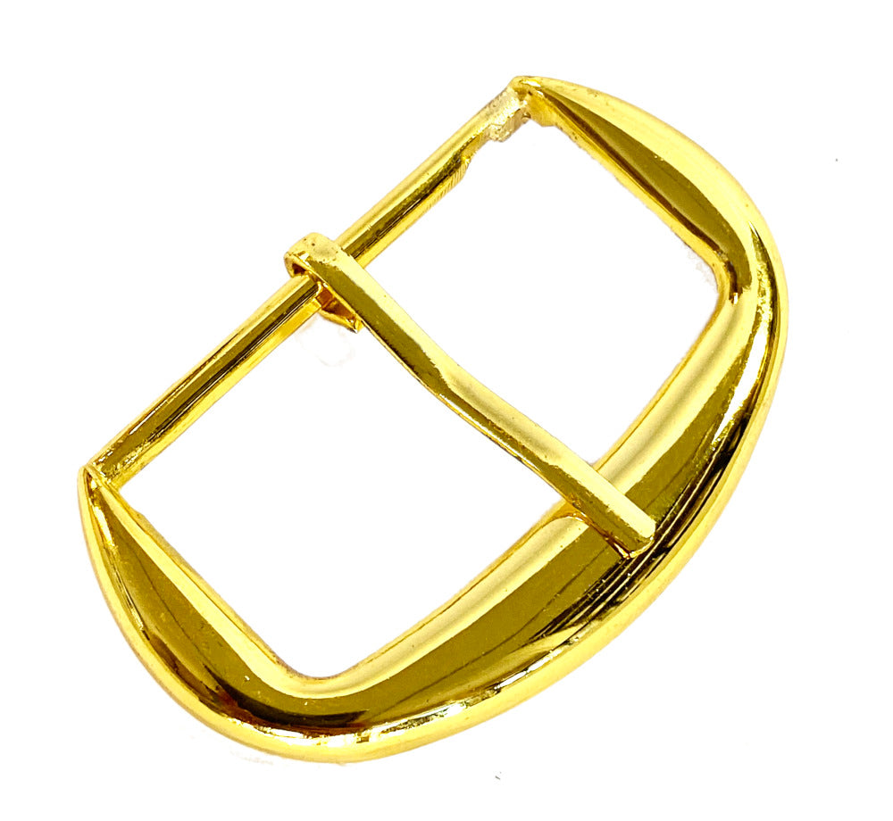 Rounded gold buckle (various sizes)