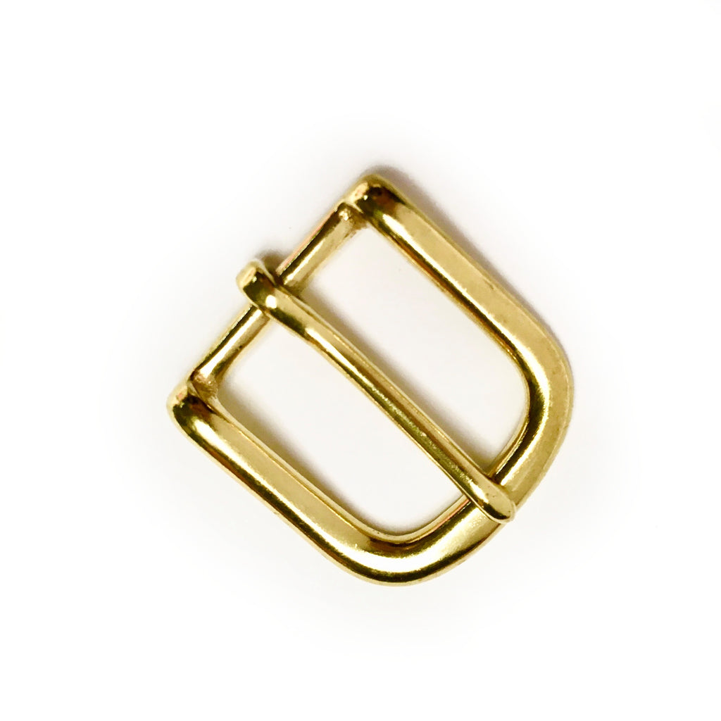 Solid Brass Minimal Rounded Buckle