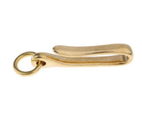 Solid Brass Open Hook with 1/2" Ring