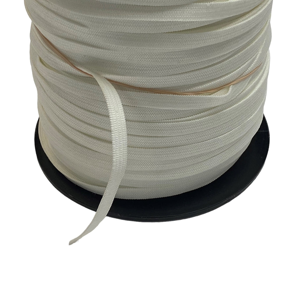 Latex Free Knit Elastic, 6mm (1/4"), Sold by the yard or roll