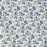 58" LIBERTY Cotton Blue Floral (By the yard)