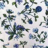 58" LIBERTY Cotton Blue Floral (By the yard)
