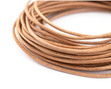 Veg Tanned Round Leather Cord 2mm to 6mm (By the Yard)