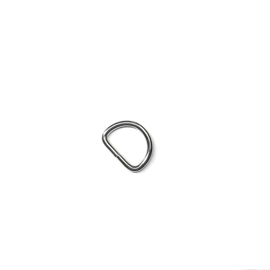 3/4" D-Ring Nickel Plated Welded