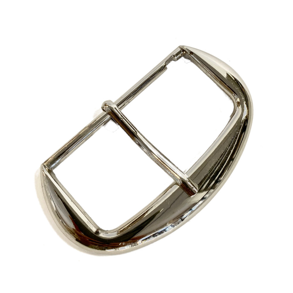 Rounded silver buckle (various sizes)