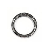 Spring Opening Gate Ring High Quality - Nickel