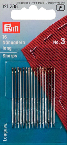 Milward Hand Sewing Needles - Sharps - Nos.5-10 - 20 Pieces
