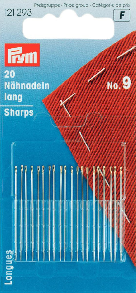 PRYM Hand Sewing Needles - Size 9 Sharp