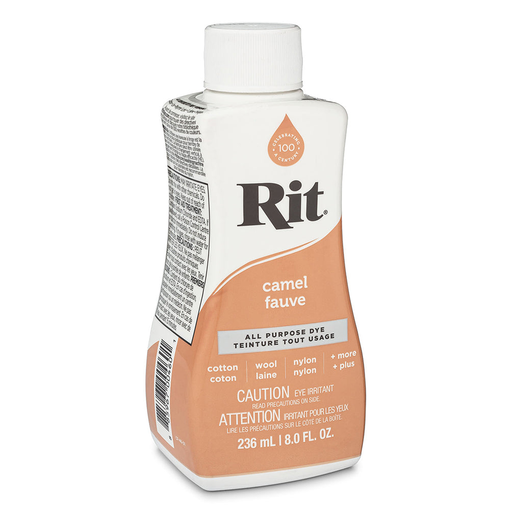 Rit All-Purpose Liquid Dye for Cotton, Linen, Rayon, Silk, Wool, 8