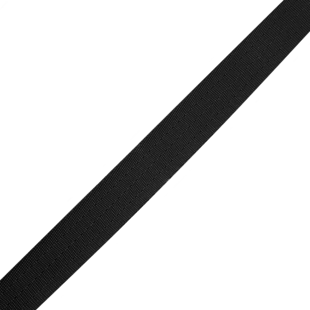 1" Polypropylene Seatbelt Webbing - Black (by the yard)