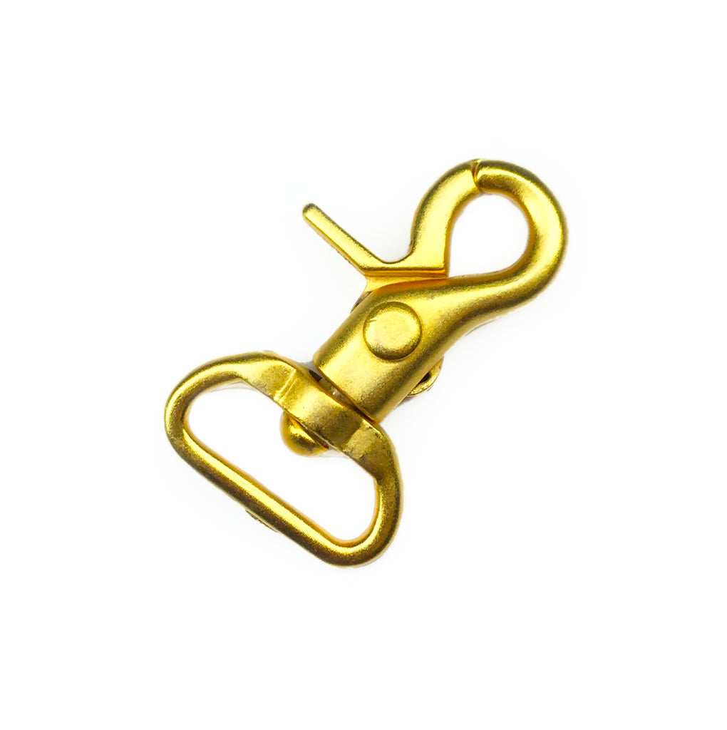 3/4" Matte/Frosted Gold Trigger Swivel Hook
