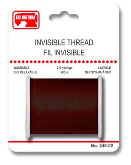 Inviisible Thread Invisible Thread (219 yards / 200m) – Sewing Supply Depot