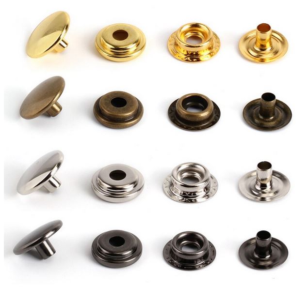 ▷ Sewing Snap Button 15 mm 24 L 5/8 Brass Stainless - Sewing Snap Fasteners