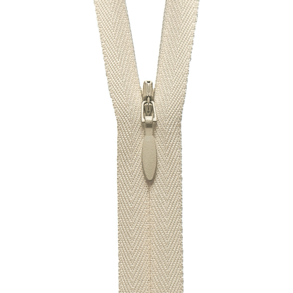 YKK Concealed / 'Invisible' Zip - Ivory —  - Sewing
