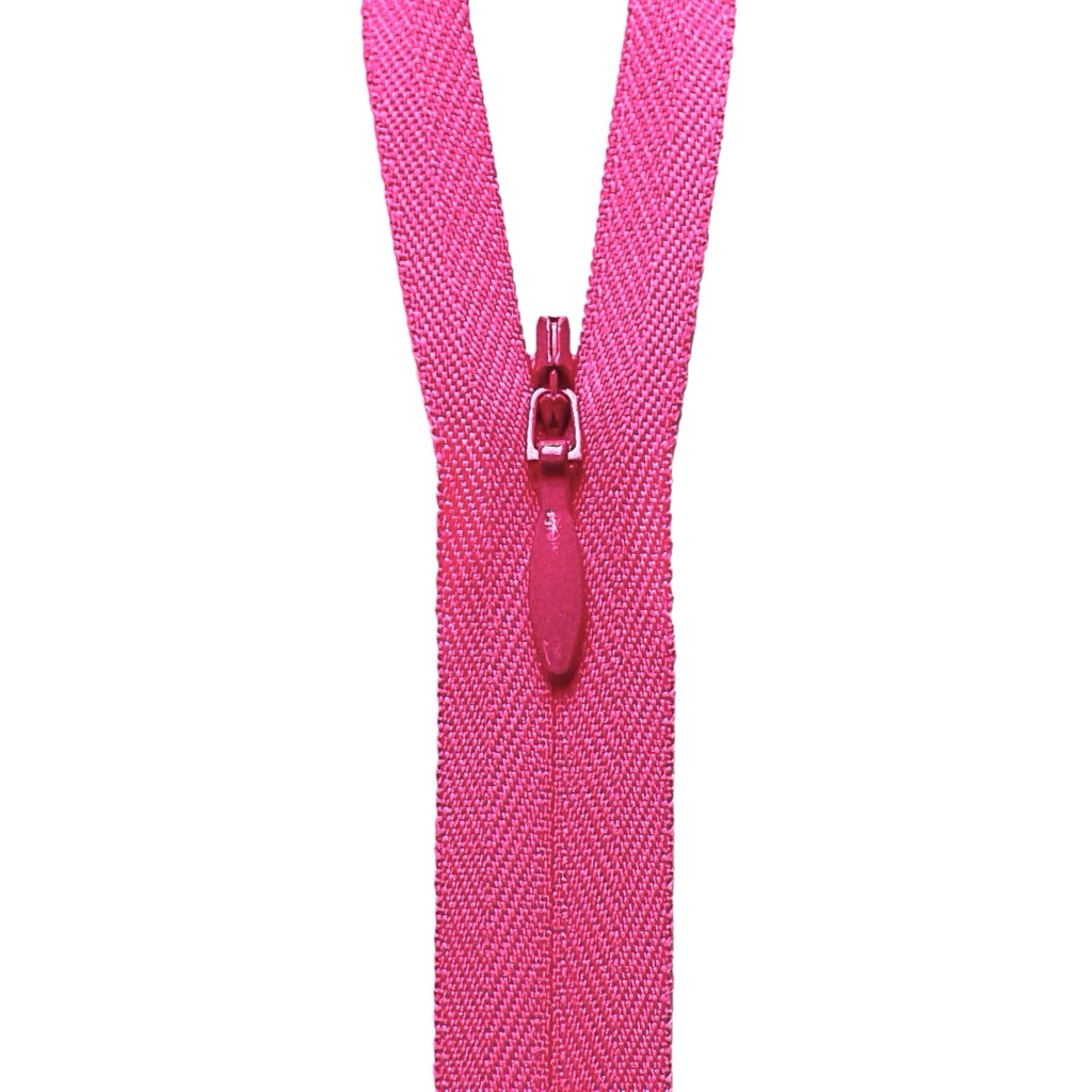 YKK Invisible Zipper - Hot Pink
