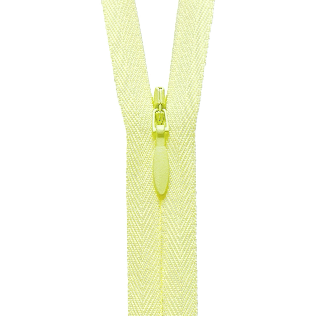 YKK Invisible Zipper - Light Yellow