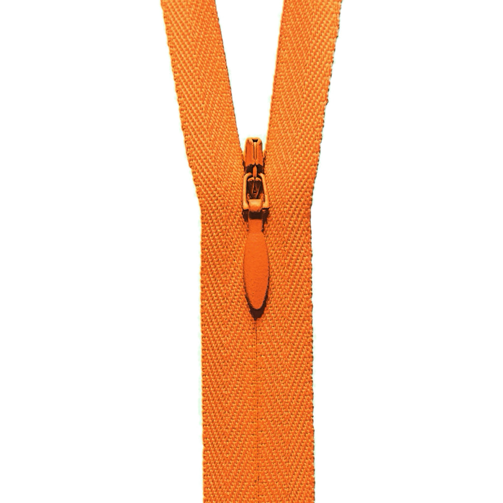 YKK Invisible Zipper - Orange