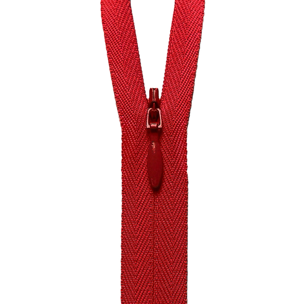 YKK Invisible Zipper - Red